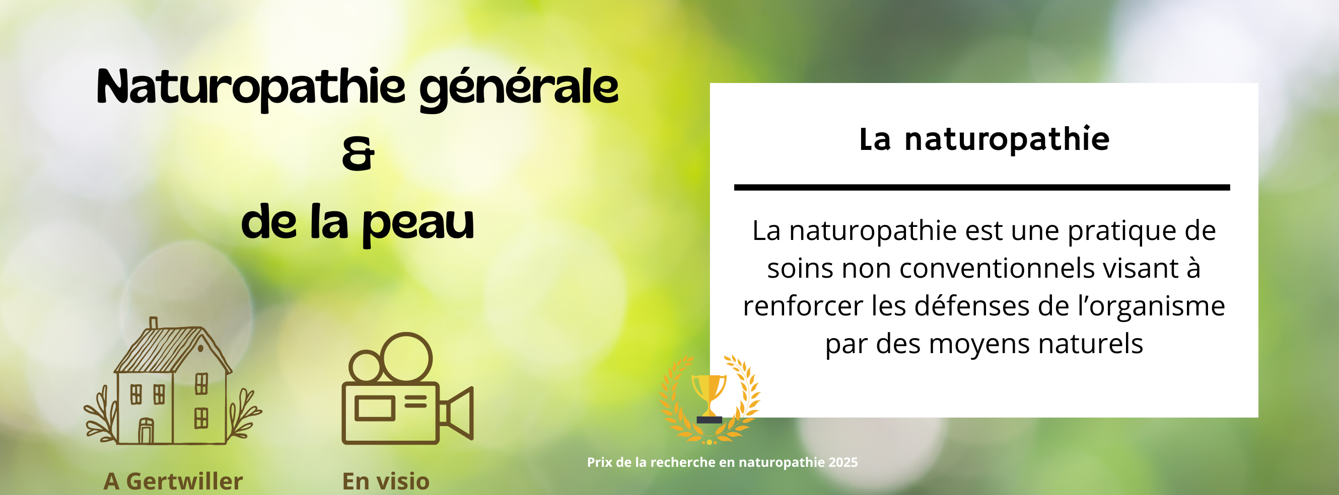Cabinet de naturopathie Barbara Herrbach, prés de Barr, entre Obernai et Epfig, à Gertwiller à côté de la mairie. Le cabinet est spécialisé dans l'accompagnement des personnes souffrant d'urticaire chronique et de psoriasis